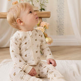 Organic Cotton Jude Onepiece - Honey Bear Cloud