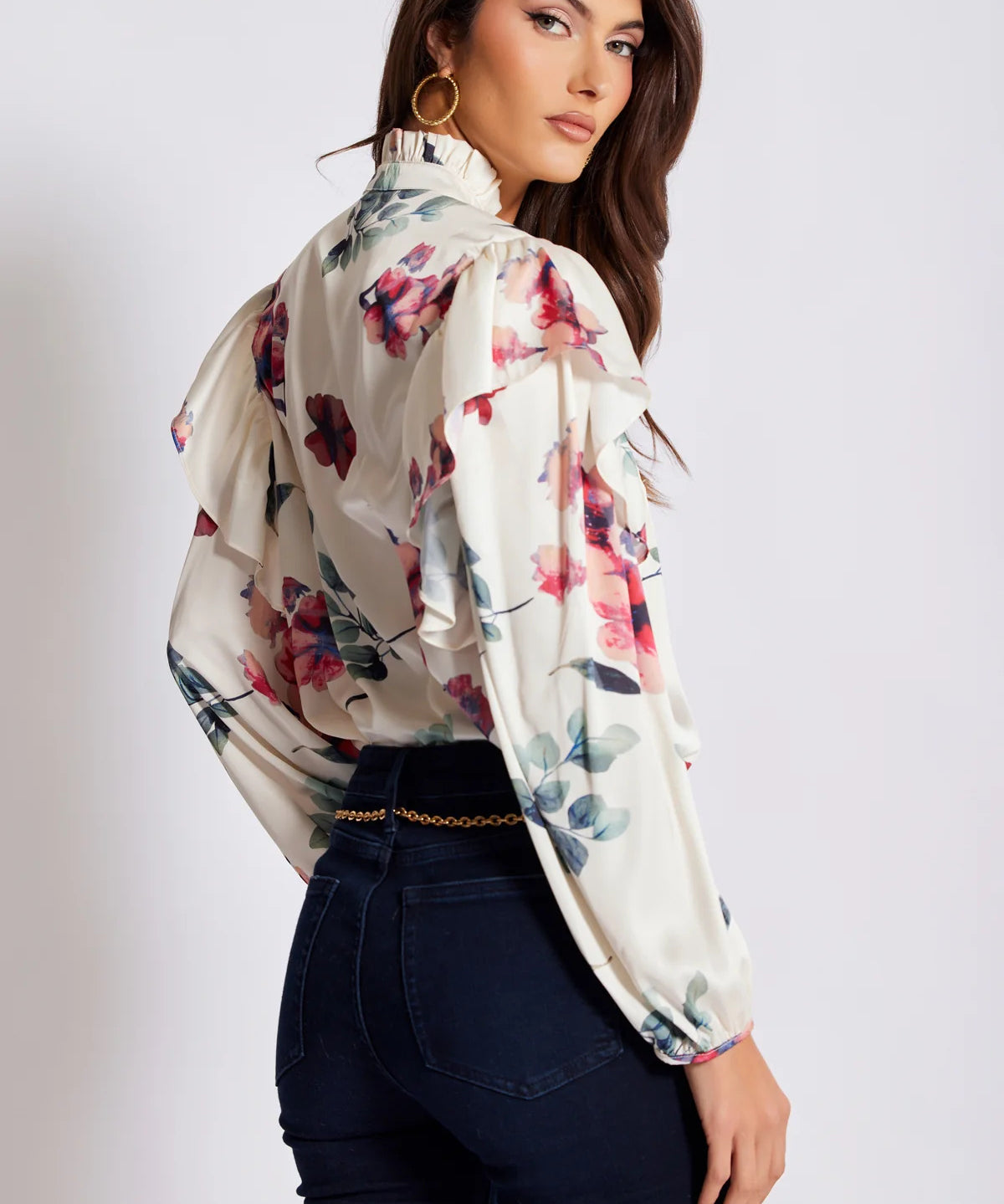 Thea Ruffle Blouse