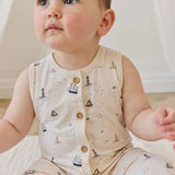 Organic Cotton Rupert Onepiece-Sailing Day