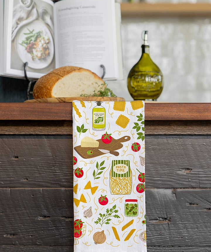 Pasta Night Tea Towel