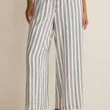 The Perfect Striped Linen Pant