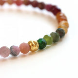 Tourmaline Petal Bracelet: Medium/Standard