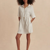Paisley Half Zip Dress