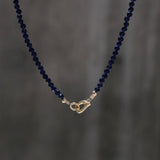 Sapphire Charm Keeper Necklace