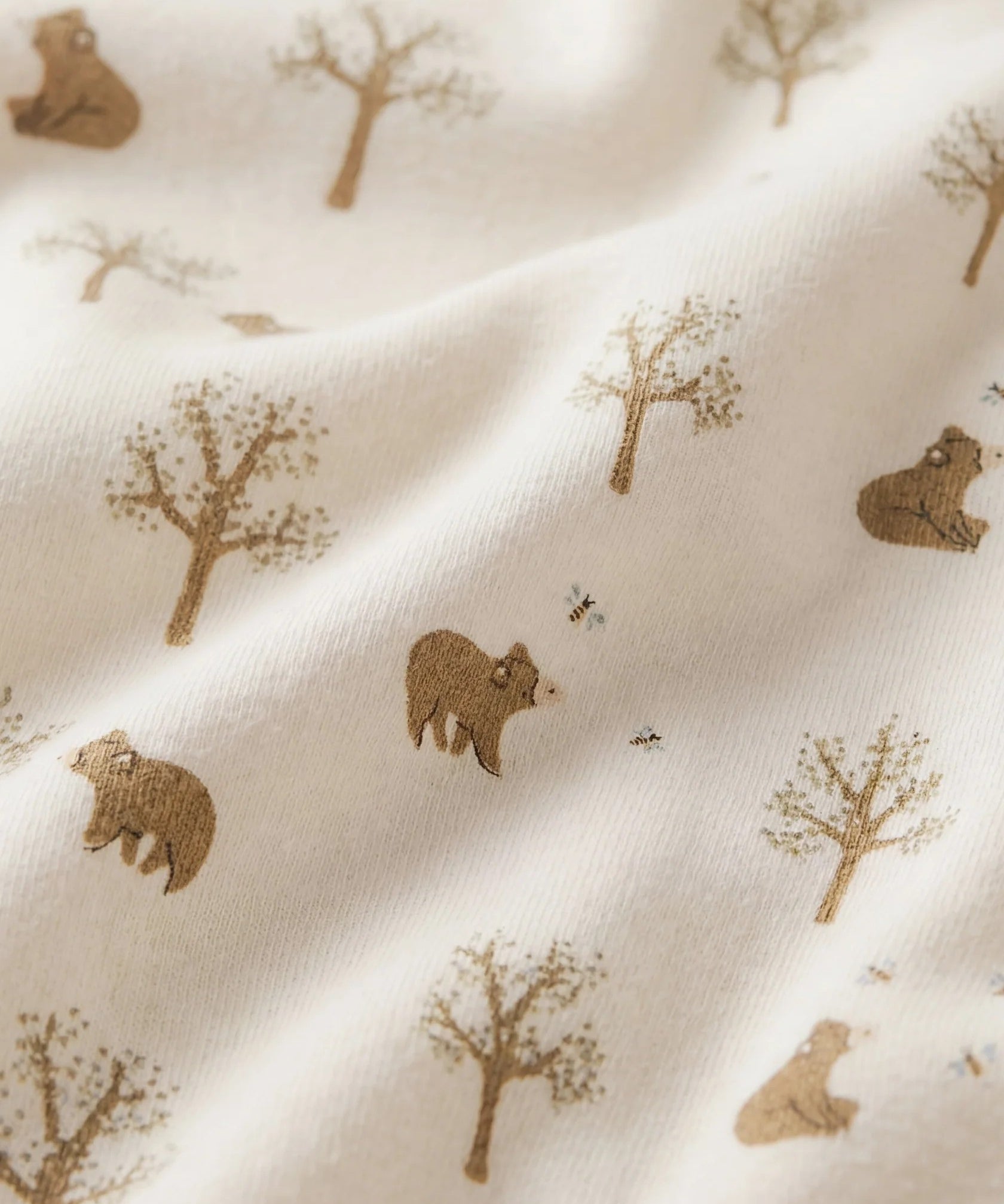 Organic Cotton Jude Onepiece - Honey Bear Cloud