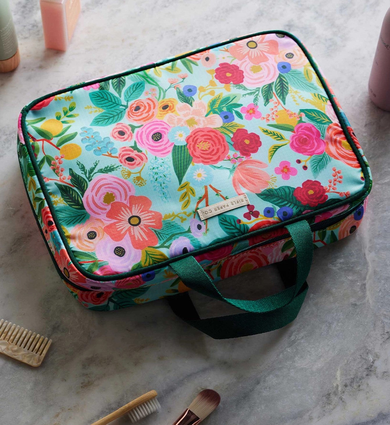Garden Party Travel Cosmetic Case
