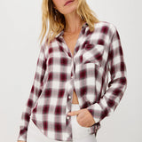 Rails Hunter Shirt : Rasberry Wine