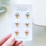 Ice Cream Studs: 3 Pack