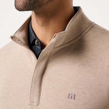 Cloud Quarter Zip : Heather Portabella Brown