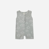 ribbed henley romper | clouds