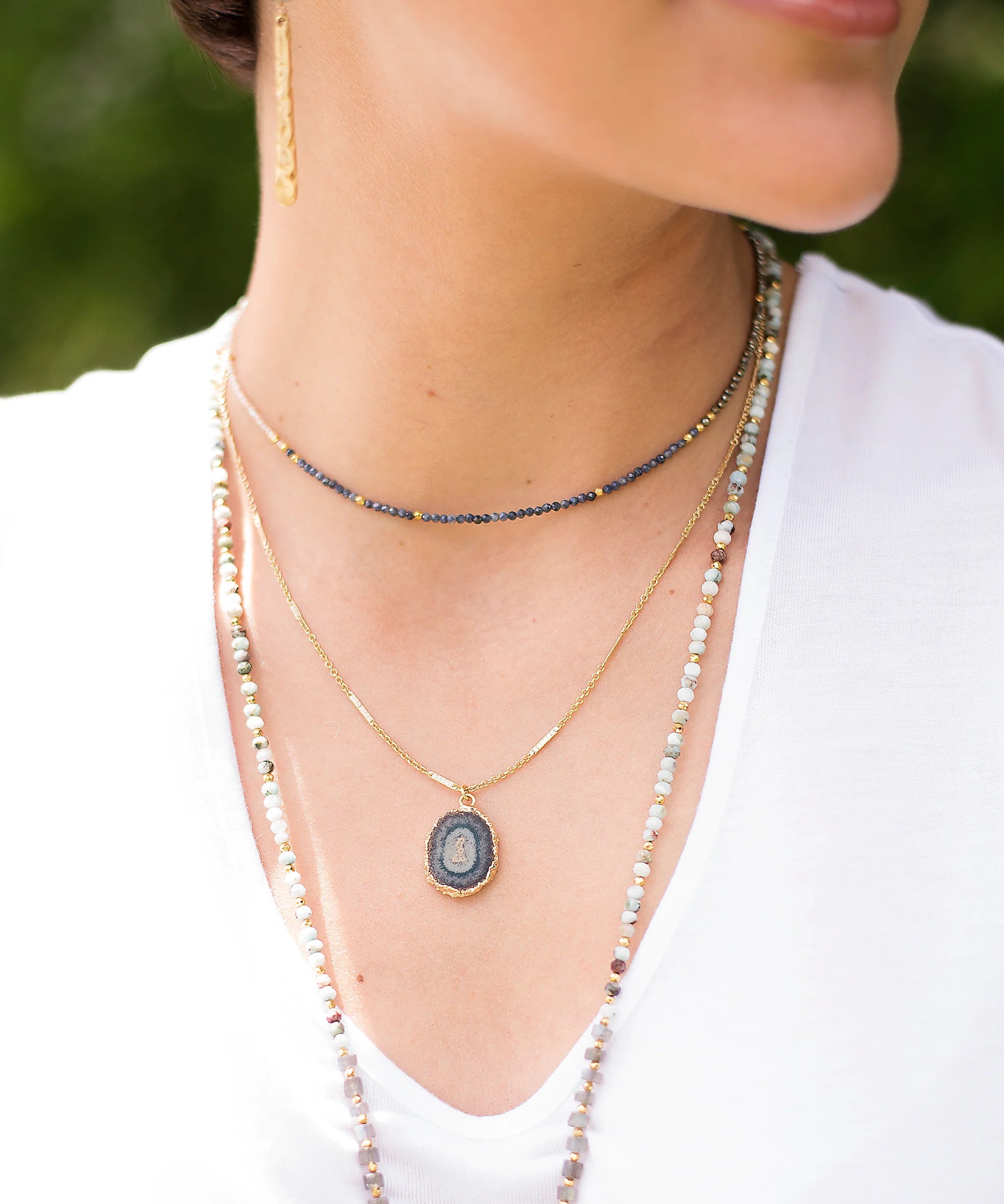 Stalactite Gold Necklace