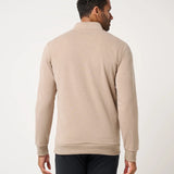 Cloud Quarter Zip : Heather Portabella Brown