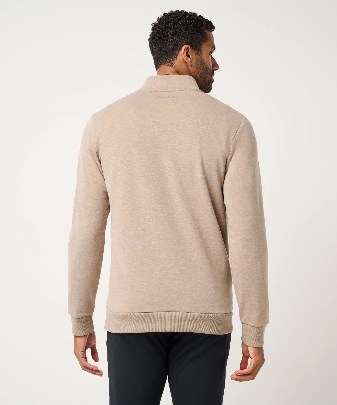 Cloud Quarter Zip : Heather Portabella Brown