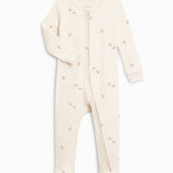 Peyton Zipper Sleeper - Duck / Oat + Chai