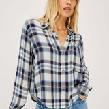 Malin Shirt : Ecru Midnight