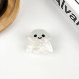 White Ghost Hair Claw,Halloween Hair Clip