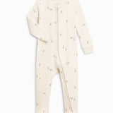 Peyton Zipper Sleeper - Bunny / Oat + Clay