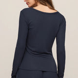 Just Right Rib Long Sleeve - Eclipse