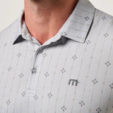 Featherweight Deco Polo : Heather Light Grey