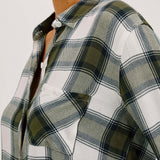 Hunter Shirt : Olive Ivory