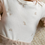 Afton Bodysuit - Bunny / Oat + Clay: