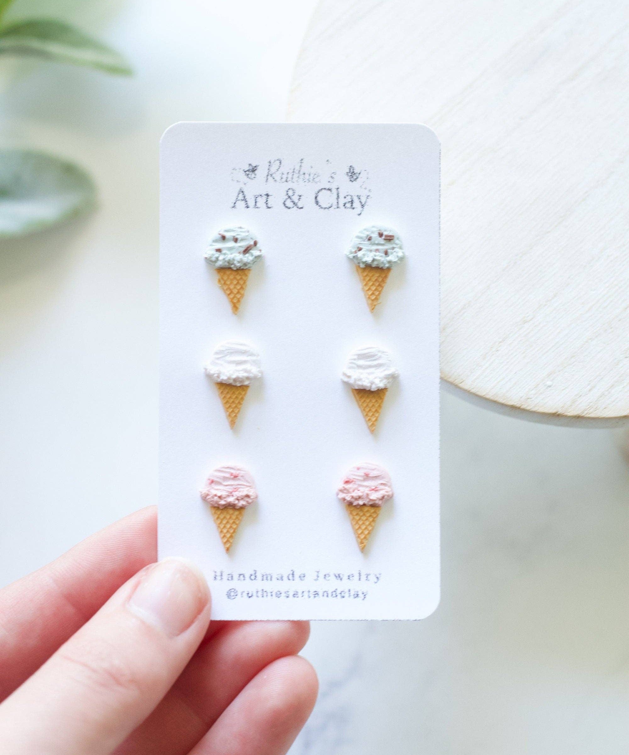 Ice Cream Studs: 3 Pack