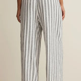 The Perfect Striped Linen Pant
