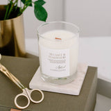 Sea Salt & Teakwood: Signature Candle (45+ hour burn time)