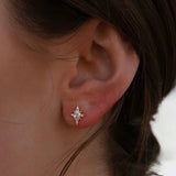 Starlight CZ Studs : Gold