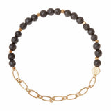 Mini Stone with Chain Stacking Bracelet