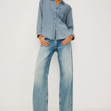 Ingrid Shirt : Medium Vintage Cloud Wash