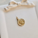 Lora Coin Charm: Gold