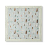 Vintage Surf Mini Lovey Muslin Blanket