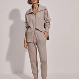 Slim Cuff Pant 25" : Taupe Marl