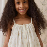 Organic Cotton Cosette Dress-Justine Parchment
