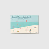 Grand Haven State Park Beach Travel Postcard