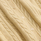 Cera Long Sleeve Cardigan - Lemon Chiffon
