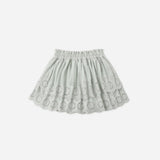 Rose Mini Skirt - Seafoam