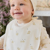 Organic Cotton Bib - Playful Honey