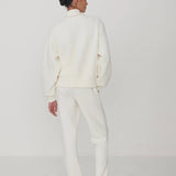 Klaudia Fleece Jacket : Egret