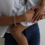 Nova Gold Round Box Chain Bracelet