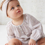 Organic Lilian Headband - Lavender Fleck