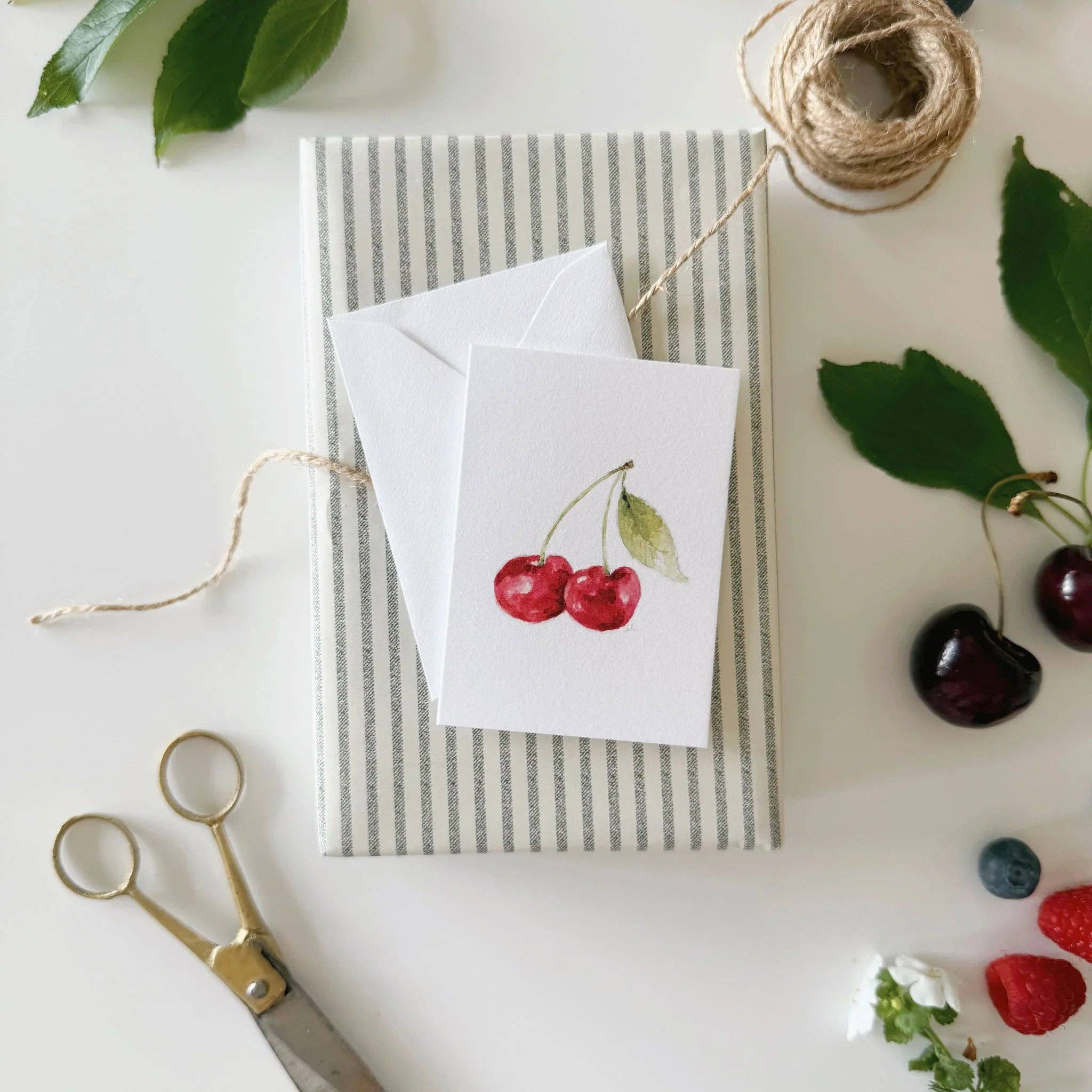 Cherry Mini Notecard