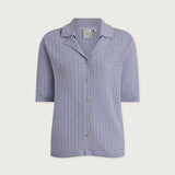 Madelene Knit Shirt || Pale Iris