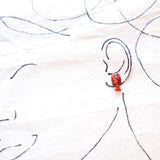 Red Lobster Stud Earrings